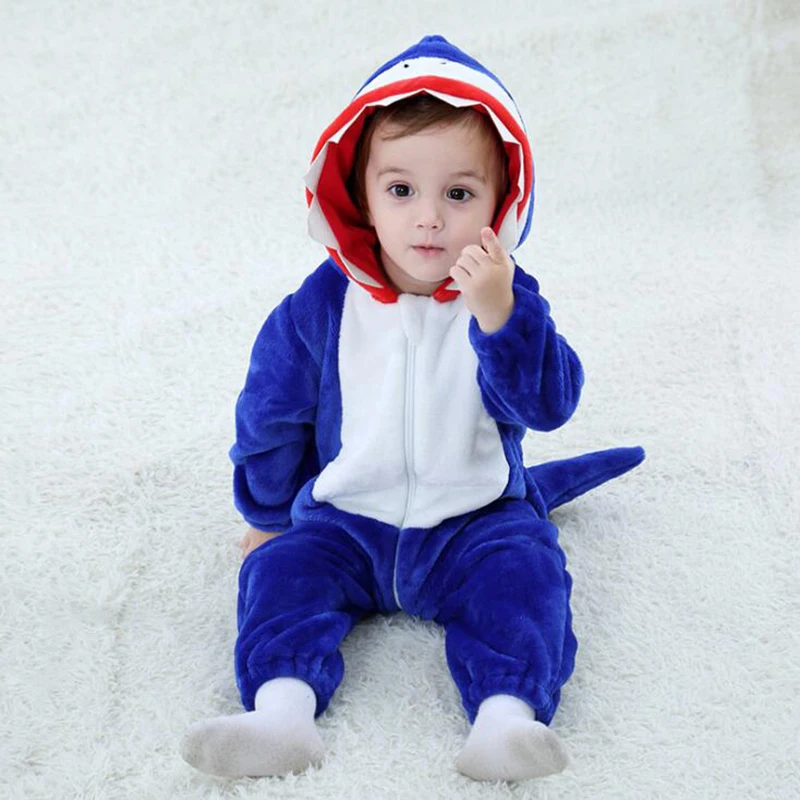 Baby Shark Pajamas Clothing Newborn Infant Rompers Onesie Boy Girl Babe Animal Cosplay Costume Outfit Hooded Jumpsuit Winter
Baby Shark Pajamas Clothing Newborn Infant Rompers Onesie Boy Girl Babe Animal Cosplay Costume Outfit Hooded Jumpsuit Winter
