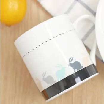 1 Pcs Nordic style KEYAMA Rabbit white bone ceramic breakfast milk mugs Office coffee cups Tableware gifts Home decoration
1 Pcs Nordic style KEYAMA Rabbit white bone ceramic breakfast milk mugs Office coffee cups Tableware gifts Home decoration