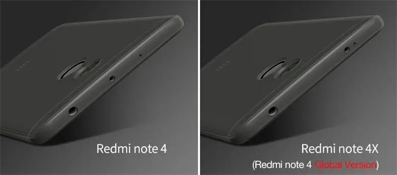 Cover For redmi note 4 4X shell