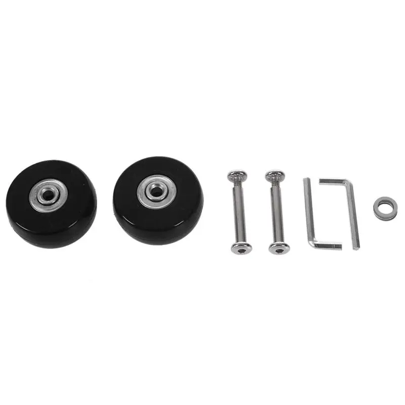 2 Sets of Luggage Suitcase Replacement Wheels Axles Deluxe Repair Tool 50*20*6.1 mm
2 Sets of Luggage Suitcase Replacement Wheels Axles Deluxe Repair Tool 50*20*6.1 mm