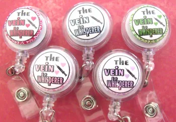 The Vein Whisperer - Phlebotomist Retractable Reel ID Badge Lanyard Clip Scrubs 10PCS/LOT
The Vein Whisperer - Phlebotomist Retractable Reel ID Badge Lanyard Clip Scrubs 10PCS/LOT