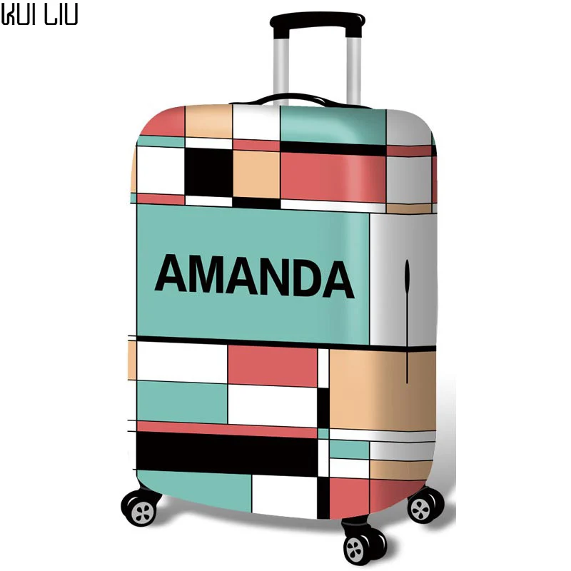 Thickened Luggages Protective Cover Trolley Cases Waterproof Elastic Suitcases Bag Dust Rain Covers Amanda Checkered Print
Thickened Luggages Protective Cover Trolley Cases Waterproof Elastic Suitcases Bag Dust Rain Covers Amanda Checkered Print