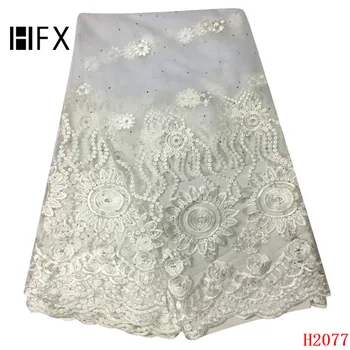 HFX Beige High Quality Nigeria Embroidered French Tulle Lace 2019 African Lace Fabric for Party X2077
HFX Beige High Quality Nigeria Embroidered French Tulle Lace 2019 African Lace Fabric for Party X2077