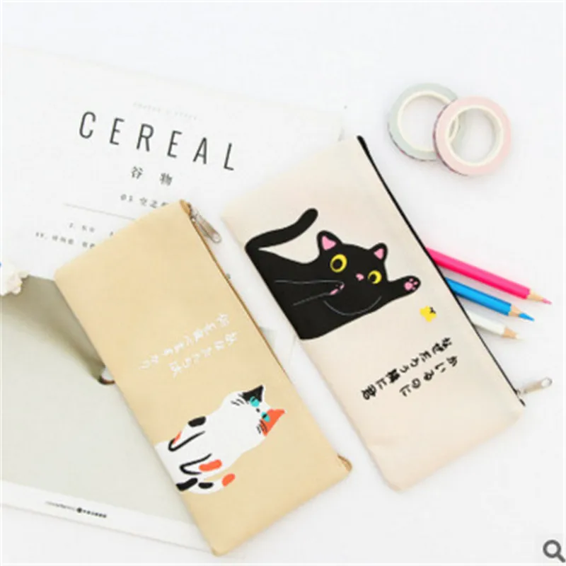 Girls Cartoon Makeup Pouch Canvas Women Cosmetic Bag Cute Cat Toiletry Washing Pocket Travel Necessary Brush Organizer Bags
Girls Cartoon Makeup Pouch Canvas Women Cosmetic Bag Cute Cat Toiletry Washing Pocket Travel Necessary Brush Organizer Bags