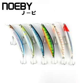 NOEBY 100mm/120mm/135mm 16g/22g/28g Minnow Lure Floating0-2.5m Hard Plactic Bait Leurre Peche Brouch Fishing Wobbler Souples
NOEBY 100mm/120mm/135mm 16g/22g/28g Minnow Lure Floating0-2.5m Hard Plactic Bait Leurre Peche Brouch Fishing Wobbler Souples