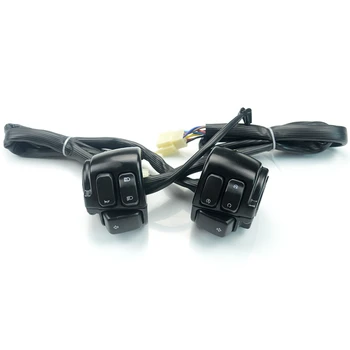 25Mm Handlebar Headlight Turn Signal Ignition Horn Control Switch With Wiring Harness
25Mm Handlebar Headlight Turn Signal Ignition Horn Control Switch With Wiring Harness