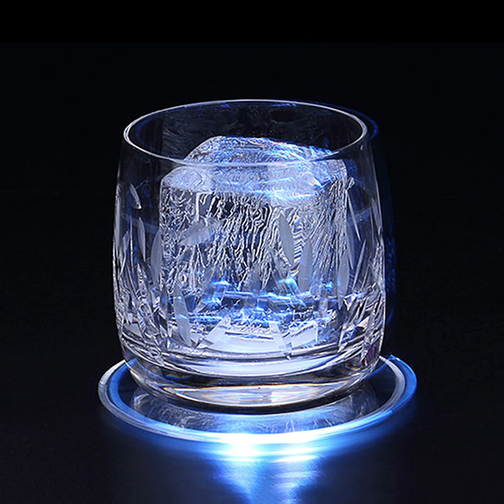 LED Coasters Round Acrylic Multicolor Flashing Light Wine Glass Cup Mat Cocktail Flash Base Mat for Bar Holiday Wedding Party E
LED Coasters Round Acrylic Multicolor Flashing Light Wine Glass Cup Mat Cocktail Flash Base Mat for Bar Holiday Wedding Party E