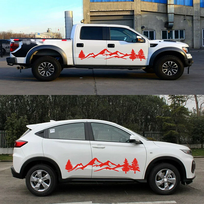 2 Pcs Car Stickers Mountain Decal Tree Forest Vinyl Graphic Sticker For Camper RV Trailer Truck Sticker
2 Pcs Car Stickers Mountain Decal Tree Forest Vinyl Graphic Sticker For Camper RV Trailer Truck Sticker