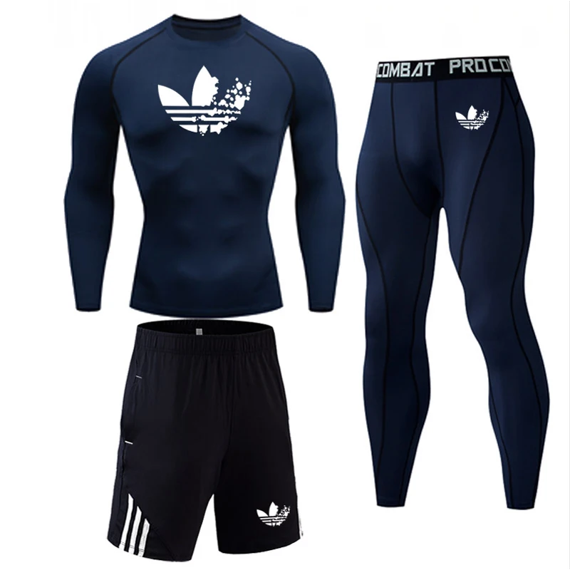 Men's Jogging Workout Clothes MMA Boxing Training Quick-drying Compression suit 1-3 piece crossfit Shirts Shorts Leggings S-4XL
Men's Jogging Workout Clothes MMA Boxing Training Quick-drying Compression suit 1-3 piece crossfit Shirts Shorts Leggings S-4XL