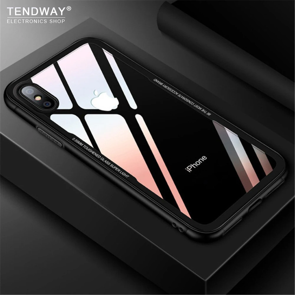 Tendway Phone case for iphone 78X Tempered Glass Case Cover Transparent Funda for iphone 5 6 Accessories
Tendway Phone case for iphone 78X Tempered Glass Case Cover Transparent Funda for iphone 5 6 Accessories