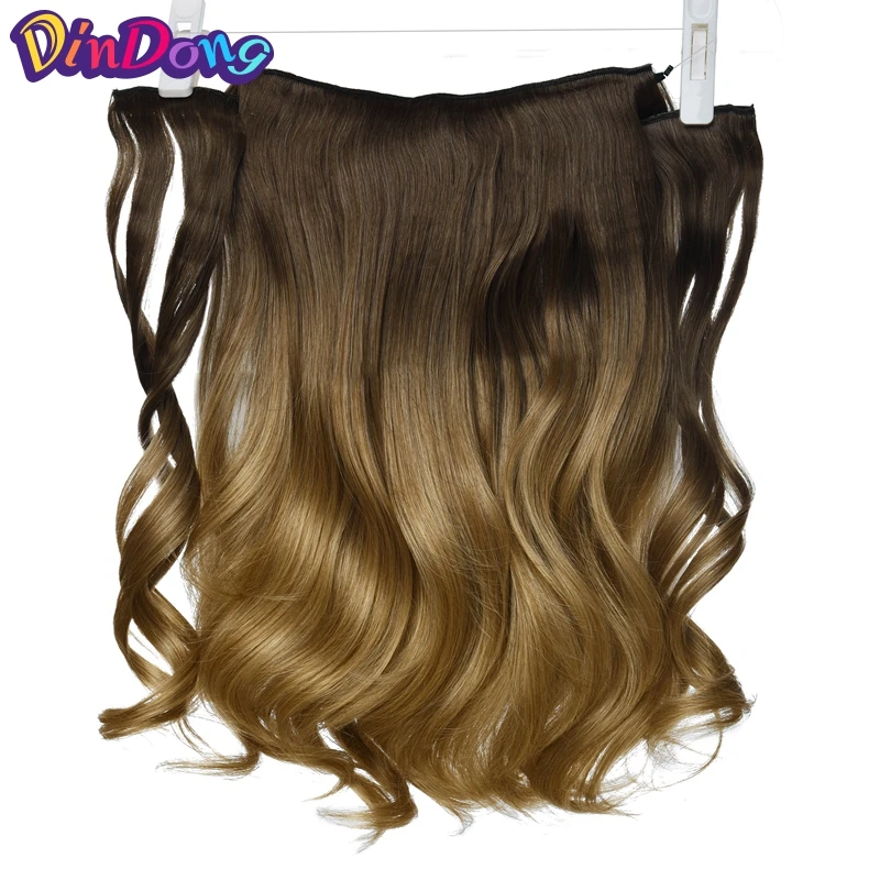 DinDong 18 inch Invisible Wire Hair Extensions Synthetic Wavy 3 Pieces Fish Line Clips in Hair Extensions Natural Hair Clips
DinDong 18 inch Invisible Wire Hair Extensions Synthetic Wavy 3 Pieces Fish Line Clips in Hair Extensions Natural Hair Clips