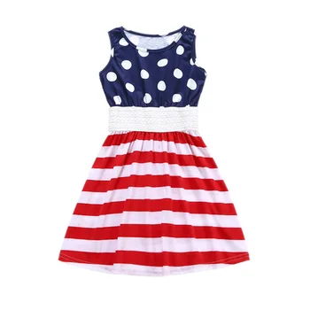 2019 Summer Girl Sleeveless dress Princess US Flag Printed Costume Kid's Party Dress choose sizes
2019 Summer Girl Sleeveless dress Princess US Flag Printed Costume Kid's Party Dress choose sizes