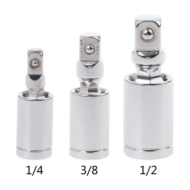 1/4" 3/8" 1/2" Universal Joint Set Ratchet Angle Extension Bar Socket Adapter Manual and Pneumatic 360 Rotary Adapter
1/4" 3/8" 1/2" Universal Joint Set Ratchet Angle Extension Bar Socket Adapter Manual and Pneumatic 360 Rotary Adapter