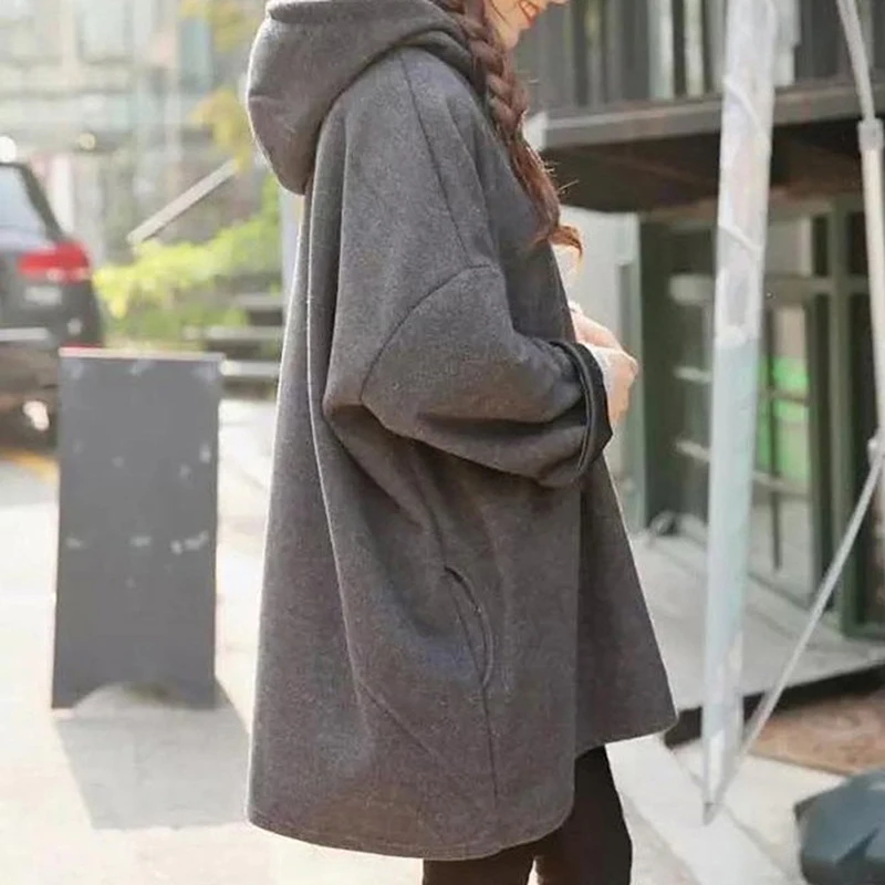 Fashion AutumnCoat Tops Women Hooded Coats Warm Jacket Winter Coat Casual Clothing Overcoat Female Solid Hoodies
Fashion AutumnCoat Tops Women Hooded Coats Warm Jacket Winter Coat Casual Clothing Overcoat Female Solid Hoodies
