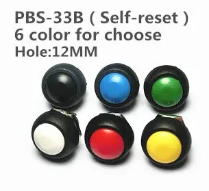 5pcs/lots Self-reset 12mm Self Return Reset Momentary Lockless start PBS-33B Push Button Switch Power waterproof
5pcs/lots Self-reset 12mm Self Return Reset Momentary Lockless start PBS-33B Push Button Switch Power waterproof