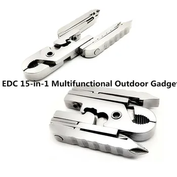 EDC 15-in-1 Multifunctional Pliers Outdoor Gadget Key Buckle Knife Folding Pliers Screwdriver Combination Tool A2169YPC
EDC 15-in-1 Multifunctional Pliers Outdoor Gadget Key Buckle Knife Folding Pliers Screwdriver Combination Tool A2169YPC