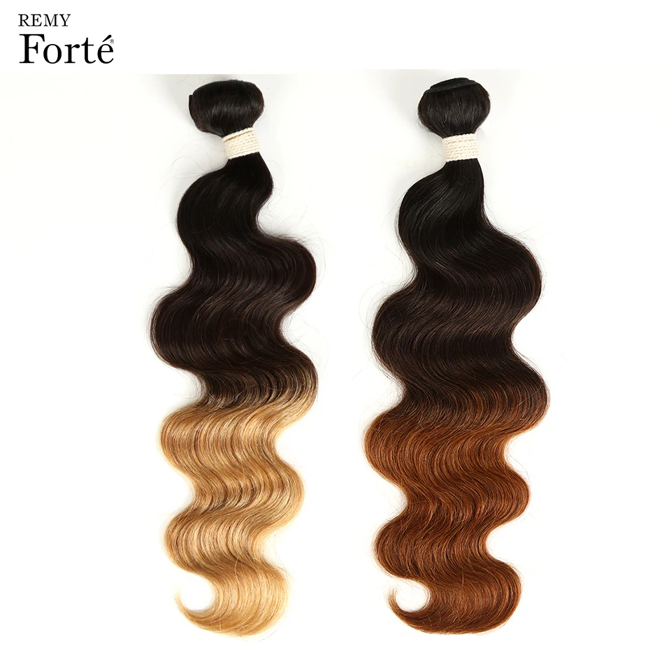 Remy Forte Brazilian Hair Weave Bundles Ombre Body Wave Hair Extension Single Bundles Three Tone T1B/4/27 T1B/4/30 Hair Bundles
Remy Forte Brazilian Hair Weave Bundles Ombre Body Wave Hair Extension Single Bundles Three Tone T1B/4/27 T1B/4/30 Hair Bundles