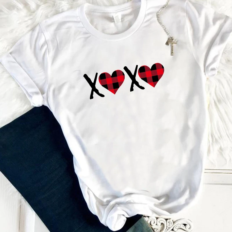 Valentine day tee printed graphics women tshirt gothic plus size tops love graphic t shirts XOXO top vintage streetwear womens
Valentine day tee printed graphics women tshirt gothic plus size tops love graphic t shirts XOXO top vintage streetwear womens