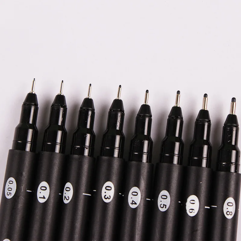 48 pcs/Lot Fine line drawing pen set Sketch design Animate manga liner marker pens for comic Art design school supplies FB984
48 pcs/Lot Fine line drawing pen set Sketch design Animate manga liner marker pens for comic Art design school supplies FB984