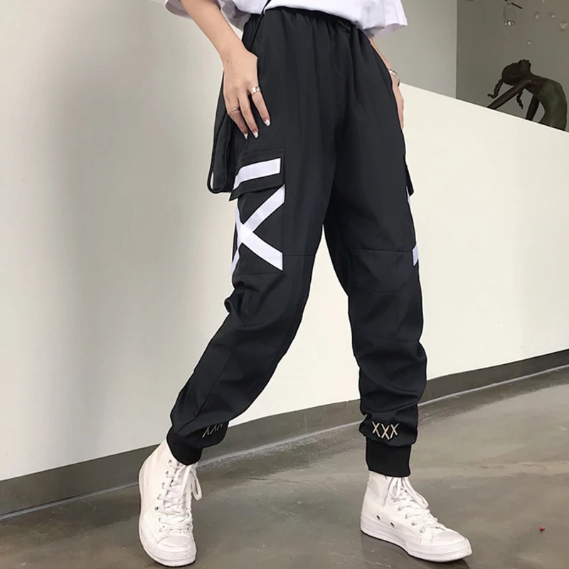 New 2019 Fashion Female Overalls Pants High Waist Loose Cargo Pants Women Casual Trouser
New 2019 Fashion Female Overalls Pants High Waist Loose Cargo Pants Women Casual Trouser