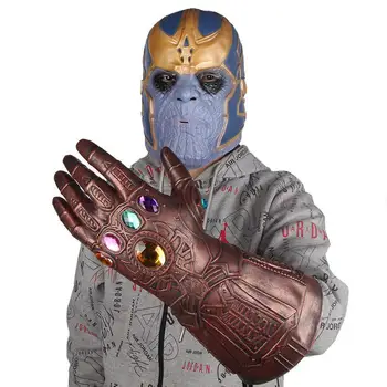 100set/lot Thanos Mask + Infinity Gauntlet Infinity War Gloves Helmet Cosplay Thanos Masks Halloween Props DropShipping
100set/lot Thanos Mask + Infinity Gauntlet Infinity War Gloves Helmet Cosplay Thanos Masks Halloween Props DropShipping