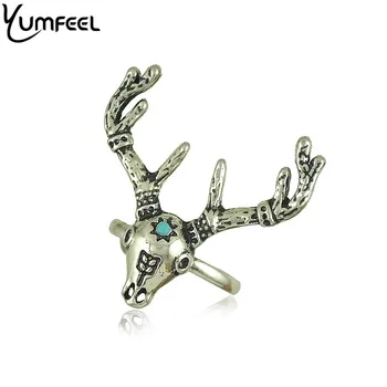 10pcs/Lot New Unique Animal Christmas Xmas Cute Antique Silver Plated Deer Antler Head Ring Antler Fashion Jewelry
10pcs/Lot New Unique Animal Christmas Xmas Cute Antique Silver Plated Deer Antler Head Ring Antler Fashion Jewelry
