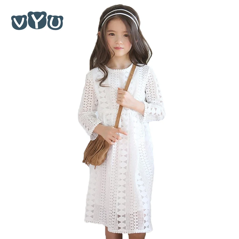 VYU Girls dress Autumn New Style For 5-6-7-8-9-12-14-16 Yrs Full Sleeve Princess Lace Hollow Out Dresses Daughter Mom Clothes
VYU Girls dress Autumn New Style For 5-6-7-8-9-12-14-16 Yrs Full Sleeve Princess Lace Hollow Out Dresses Daughter Mom Clothes