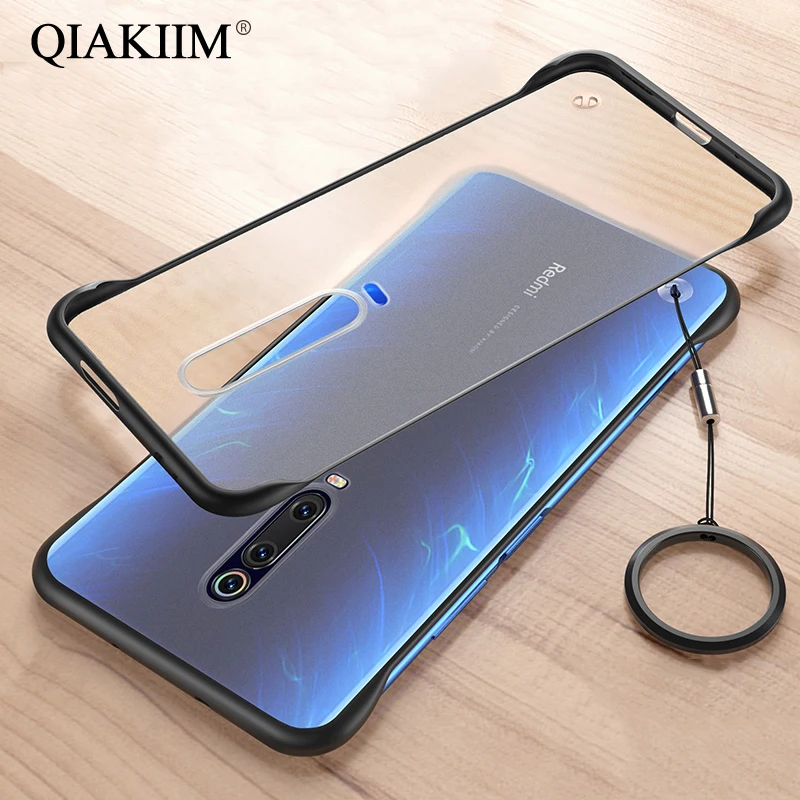 For Xiaomi Mi 9 SE Case Anti-knock Matte Acrylic Rimless Cover For Redmi K20 Pro Boardless Phone Cases + Matel Finger Ring Strap
For Xiaomi Mi 9 SE Case Anti-knock Matte Acrylic Rimless Cover For Redmi K20 Pro Boardless Phone Cases + Matel Finger Ring Strap