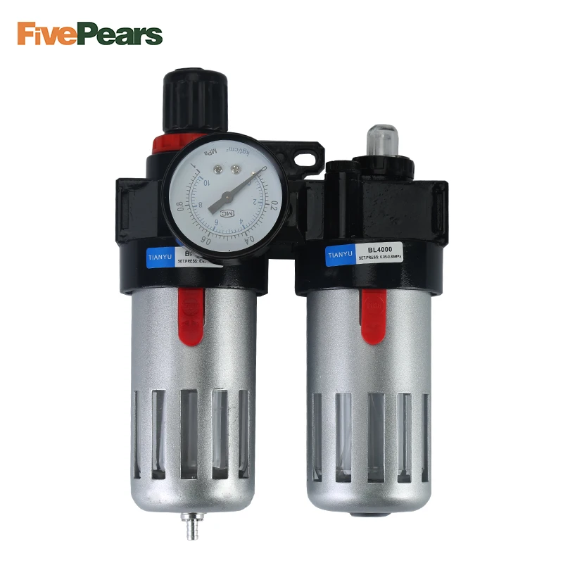 FREE SHIPPING 1/2'' Air Compressor Oil Lubricator Moisture Water Trap Filter Regulator With Mount BFC4000 FivePears
FREE SHIPPING 1/2'' Air Compressor Oil Lubricator Moisture Water Trap Filter Regulator With Mount BFC4000 FivePears