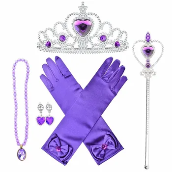 Frozen Party Dress up Accessory Set for Birthday Girl Princess Party Costume Cosplay Game Crown Scepter Necklace Earrings Gloves
Frozen Party Dress up Accessory Set for Birthday Girl Princess Party Costume Cosplay Game Crown Scepter Necklace Earrings Gloves