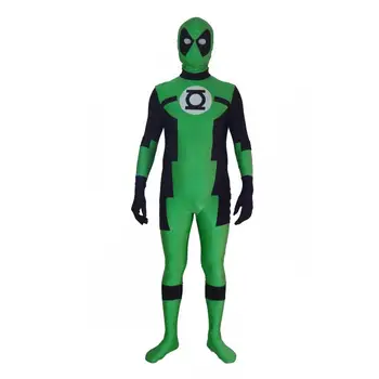Custom Made Green Lantern Deadpool Cosplay Costume Lycra Spandex Zentai Bodysuit for Halloween Party
Custom Made Green Lantern Deadpool Cosplay Costume Lycra Spandex Zentai Bodysuit for Halloween Party