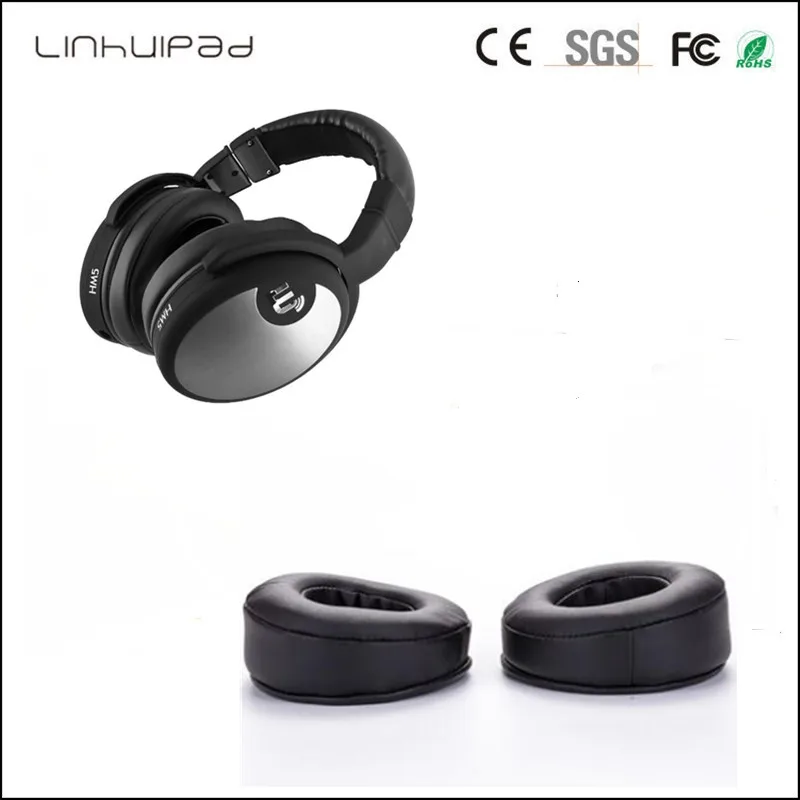 Linhuipad Brainwavz гибридные наушники с эффектом памяти черные подходят для больших