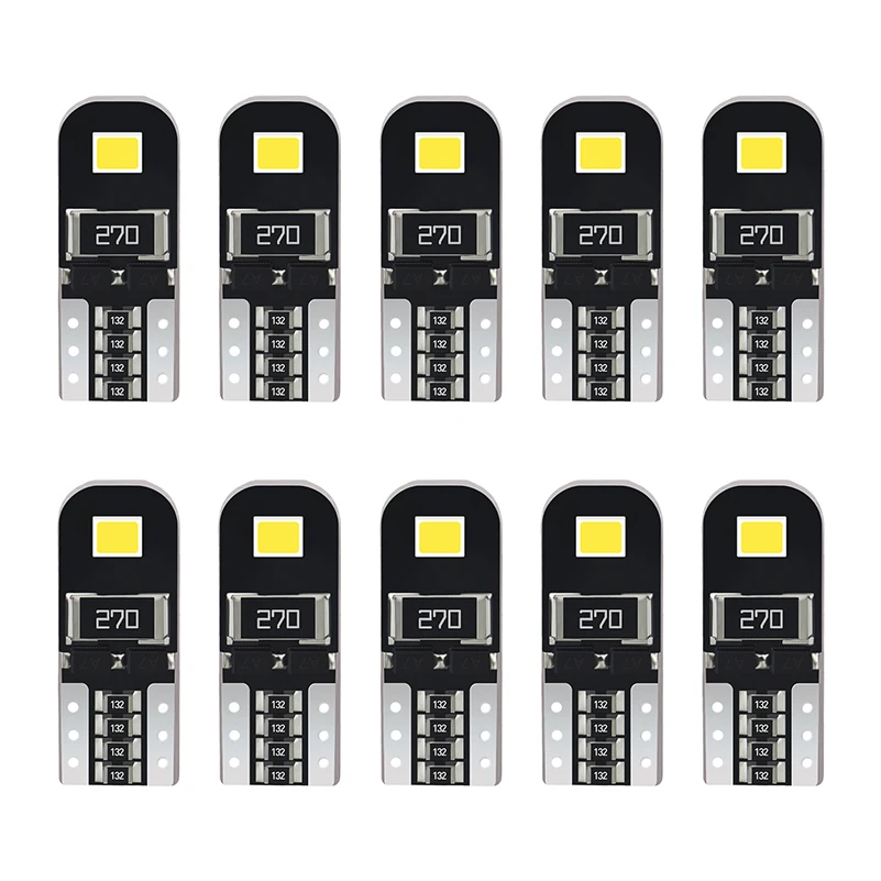 10Pcs T10 LED Bulbs White 168 194 W5W LED Lamp Canbus Error Free For Mercedes W203 W204 W211 Car Interior Lights Trunk Lamp 12V
10Pcs T10 LED Bulbs White 168 194 W5W LED Lamp Canbus Error Free For Mercedes W203 W204 W211 Car Interior Lights Trunk Lamp 12V