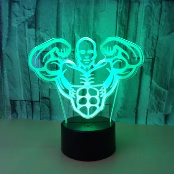 Action Figure New Fitness Male 3D Lamp Vision Stereo Light Touch Remote Muscle Modern Desk Lamp Motorcycle Matador Night Lights
Action Figure New Fitness Male 3D Lamp Vision Stereo Light Touch Remote Muscle Modern Desk Lamp Motorcycle Matador Night Lights