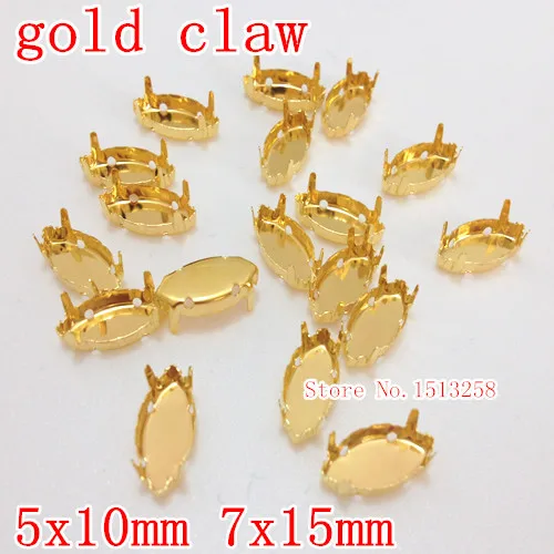 1000pcs 7x15mm 5x10mm navette marquise/MS MARQ metal claw setting 4 holes Gold color for setting fancy crystal rhinestones
1000pcs 7x15mm 5x10mm navette marquise/MS MARQ metal claw setting 4 holes Gold color for setting fancy crystal rhinestones