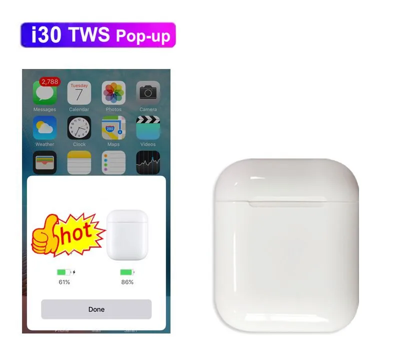 i30 TWS Pop-up Wireless Charger Bluetooth Earbuds Wireless Earphone Bluetooth 5.0 Earphones PK i10 i20 i12 tws not w1 chip
i30 TWS Pop-up Wireless Charger Bluetooth Earbuds Wireless Earphone Bluetooth 5.0 Earphones PK i10 i20 i12 tws not w1 chip