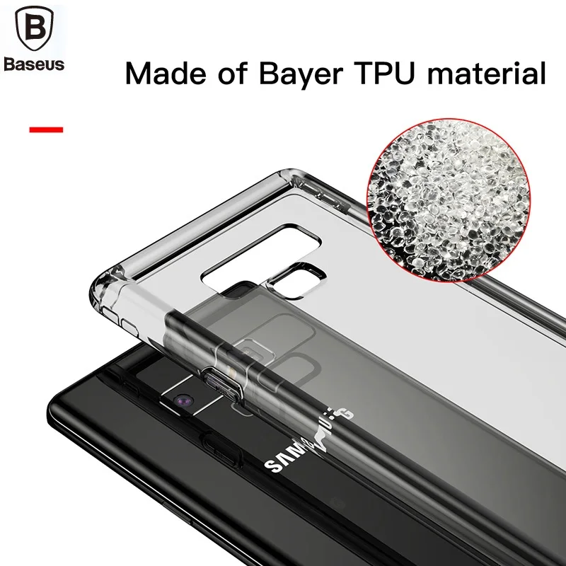 BASEUS Brand Airbags Case For Samsung Galaxy Note 9 Safety Drop Resistant Soft TPU Clear Back Phone Cover
BASEUS Brand Airbags Case For Samsung Galaxy Note 9 Safety Drop Resistant Soft TPU Clear Back Phone Cover