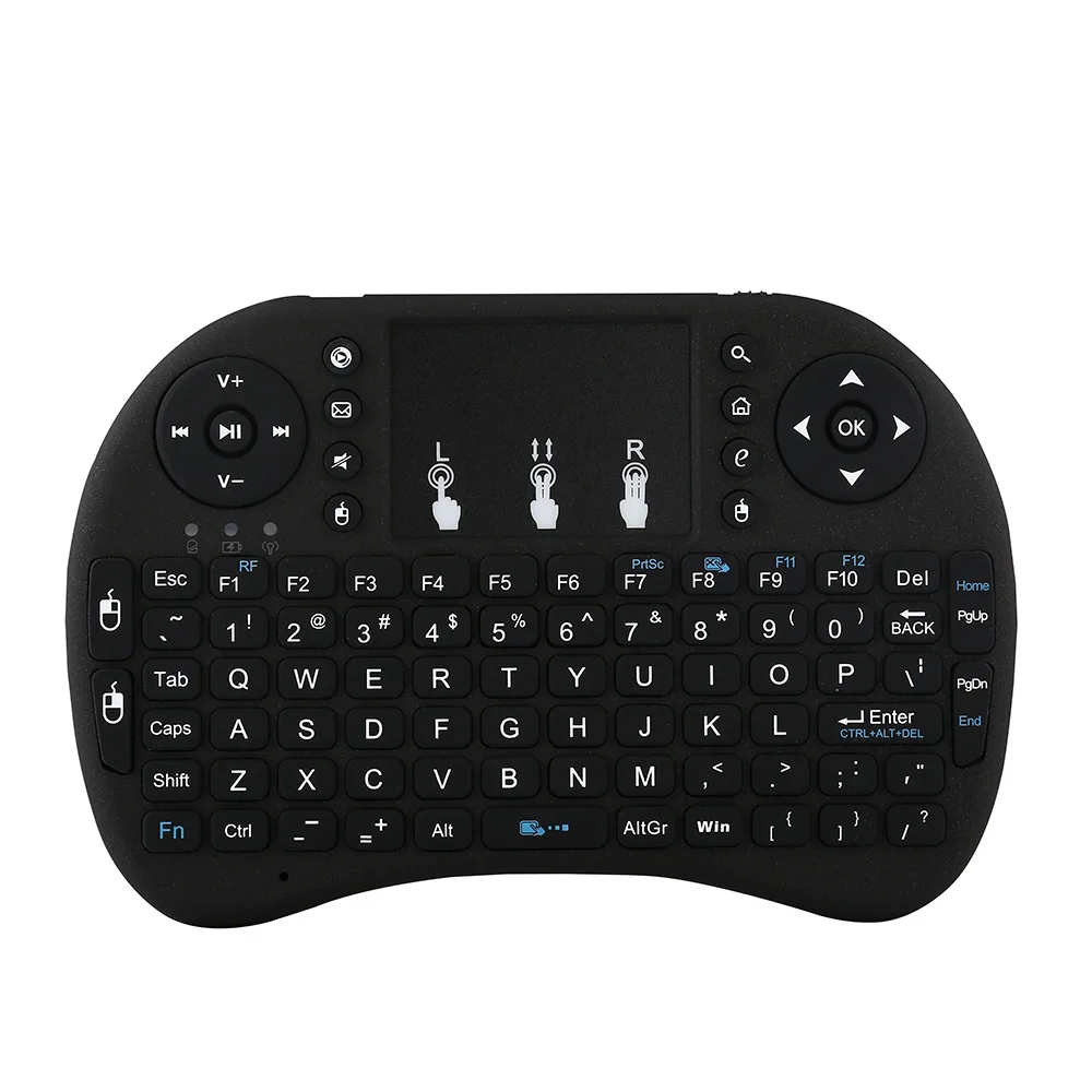 Mini Wireless Keyboard 2.4GHz Wireless Multi-functional English Keyboard Touchpad Fly Air Mouse For Set-Top Box Smart TV
Mini Wireless Keyboard 2.4GHz Wireless Multi-functional English Keyboard Touchpad Fly Air Mouse For Set-Top Box Smart TV