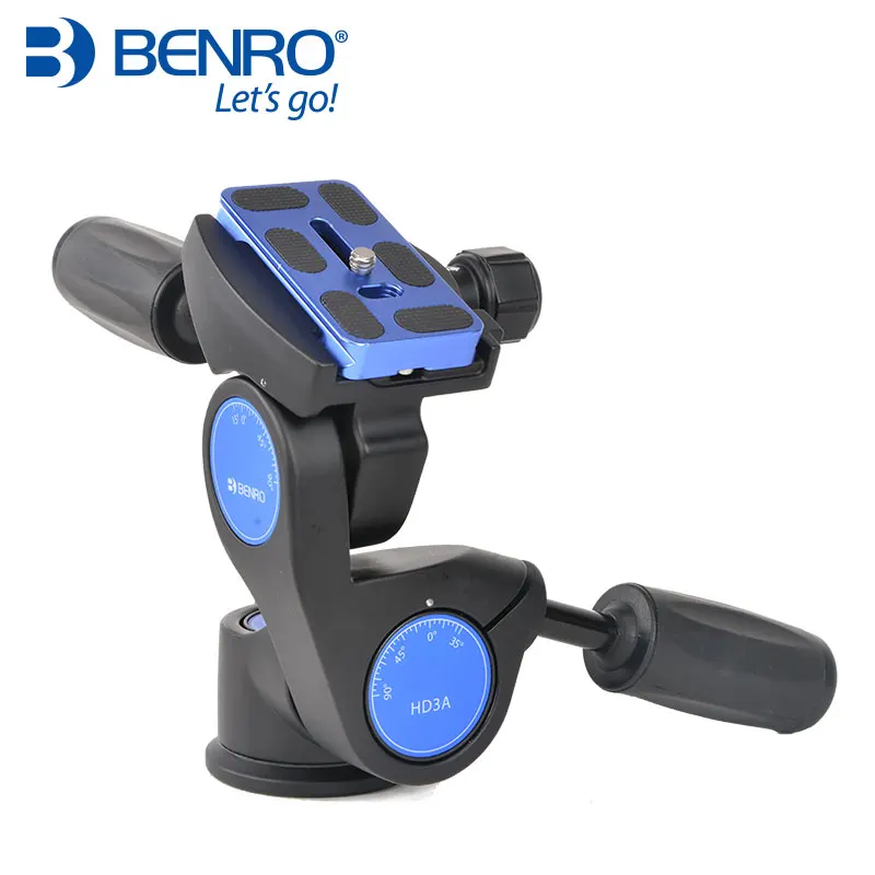 Benro HD Series 3-Way Pan tripod head HD3A Professional Magnesium Alloy Panhead Weight
Benro HD Series 3-Way Pan tripod head HD3A Professional Magnesium Alloy Panhead Weight