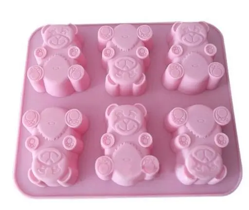 6 Cavity Bear Shape Silicone Cake Baking Molds Cake DIY Moulds Handmade Soap DIY Mold Bakeware Moulds
6 Cavity Bear Shape Silicone Cake Baking Molds Cake DIY Moulds Handmade Soap DIY Mold Bakeware Moulds