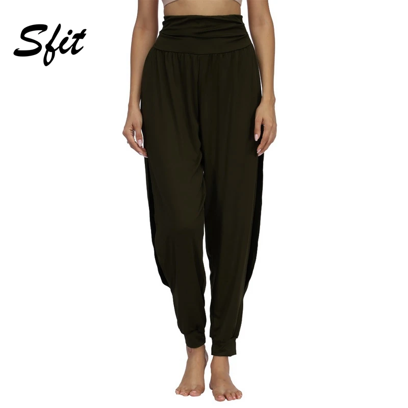 Sfit 2019 Women's Loose Pants Side Slit Wide Leg Pants Solid Color Soft Elastic Waistband Fitness Yoga Dance Casual Trousers
Sfit 2019 Women's Loose Pants Side Slit Wide Leg Pants Solid Color Soft Elastic Waistband Fitness Yoga Dance Casual Trousers