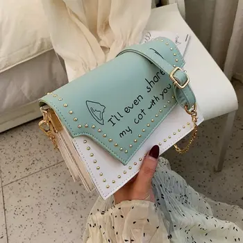 Luxury Brand Female Small Square Bag 2019 New Chain Rivet Women Shoulder Messenger Bag Ins Party Evenging Clutch and Purse
Luxury Brand Female Small Square Bag 2019 New Chain Rivet Women Shoulder Messenger Bag Ins Party Evenging Clutch and Purse