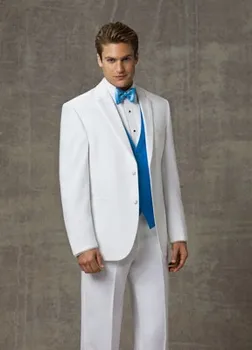 Custom Made Groom Tuxedo Groomsmen White Wedding/Dinner/Evening Suits Best Man Bridegroom (Jacket+Pants+Tie+Vest) B38
Custom Made Groom Tuxedo Groomsmen White Wedding/Dinner/Evening Suits Best Man Bridegroom (Jacket+Pants+Tie+Vest) B38