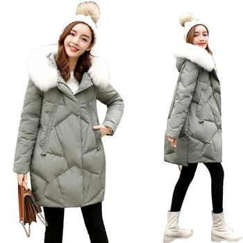 Natural Real Fox Fur Collar Winter Coat Women White Duck Down Jacket Warm Thick Winter Jacket Women Long Parka Snow Wear Coat 
Natural Real Fox Fur Collar Winter Coat Women White Duck Down Jacket Warm Thick Winter Jacket Women Long Parka Snow Wear Coat