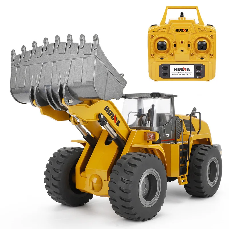 HUINA TOYS 1583/583 1/14 10CH Alloy RC Bulldozer Truck with Front Loader Truck Engineering Construction Car Vehicle Toy RTR
HUINA TOYS 1583/583 1/14 10CH Alloy RC Bulldozer Truck with Front Loader Truck Engineering Construction Car Vehicle Toy RTR