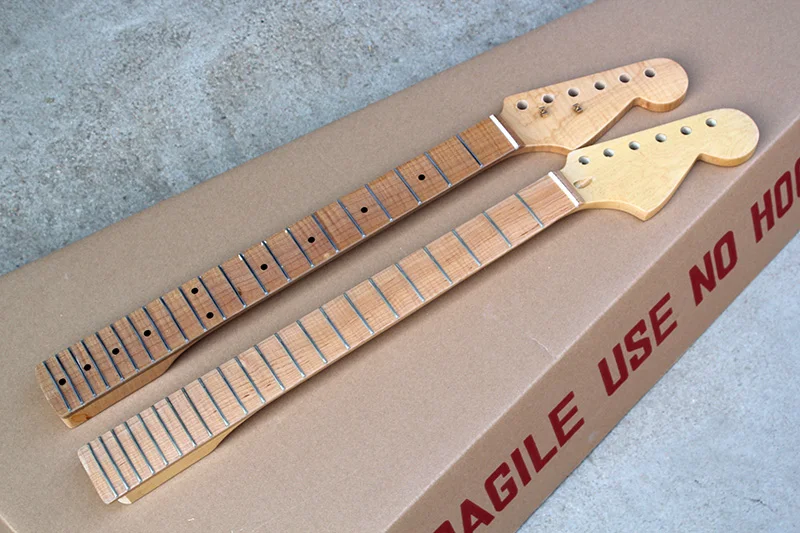 Factory Wholesale Electric Guitar Neck with 21 Frets,6 Strings,Flame Maple Neck,offering customized services
Factory Wholesale Electric Guitar Neck with 21 Frets,6 Strings,Flame Maple Neck,offering customized services