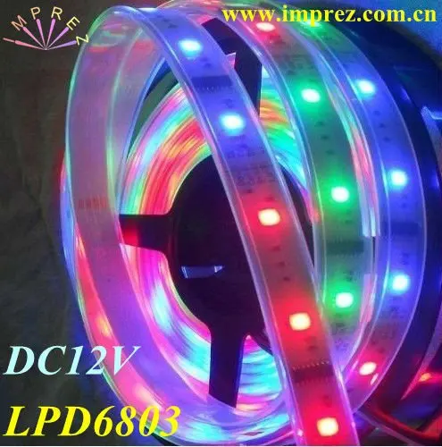 Hot Sales DC12V Waterproof IP65 Taiwan Chip Led Strip 30Leds/m 10pcs IC/M 5050 LPD6803 Led Strip
Hot Sales DC12V Waterproof IP65 Taiwan Chip Led Strip 30Leds/m 10pcs IC/M 5050 LPD6803 Led Strip