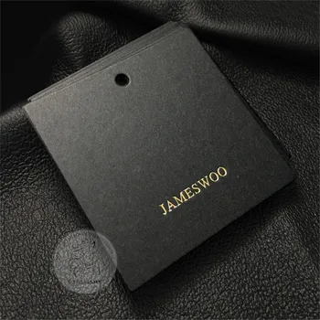 Custom Gold Stamping letters black tactile paper hangers fashion clothing hang tags
Custom Gold Stamping letters black tactile paper hangers fashion clothing hang tags