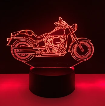 3D Design Motorcycle Shape Night Light Home Decoration Color Changing Atmosphere Lamp With USB Charger Dimmable Art Deco
3D Design Motorcycle Shape Night Light Home Decoration Color Changing Atmosphere Lamp With USB Charger Dimmable Art Deco