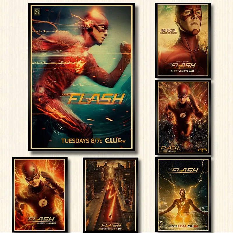 DC Comics TV Series The Flash poster kraft paper print wall art painting home decor vintage poster wall sticker
DC Comics TV Series The Flash poster kraft paper print wall art painting home decor vintage poster wall sticker
